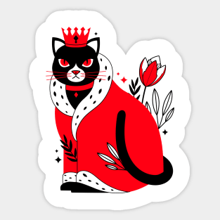 Cat Emperor Sticker
